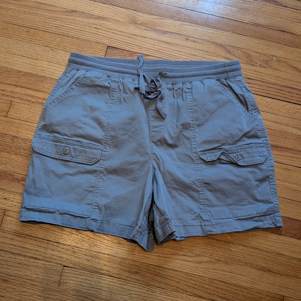 Gray Cargo Shorts